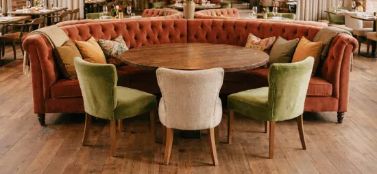On-site cleaning of furniture, sofas, chairs, armchairs, and carpets in restaurants and cafes in Kyiv and the region