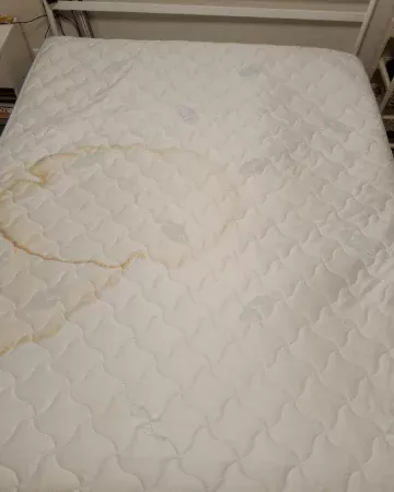 Greasy fabric and deep upholstery soil requiring professional cleaning