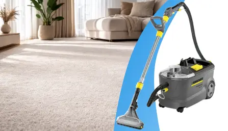 Профессиональная химчистка ковролина на дому экстрактором Karcher, чистим покрытие от пятен, запахов и глубокой грязи