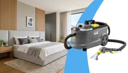 Професійна хімчистка матраців екстрактором Karcher з глибоким очищенням тканини