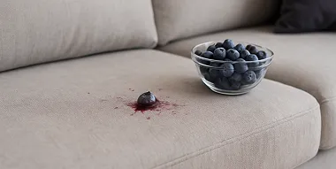Хімчистка меблів від плям ягід, фруктів